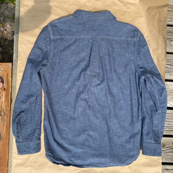 Vans long sleeve, classic cut denim button up, men’s Lg - Picture 5 of 5